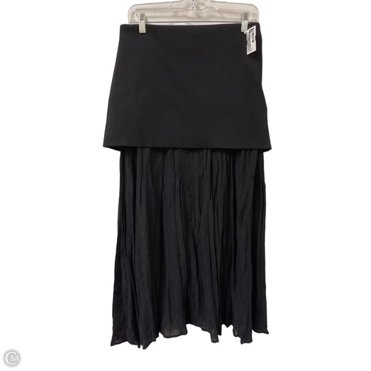 Skirt Maxi By Zara In Black, Size: 8