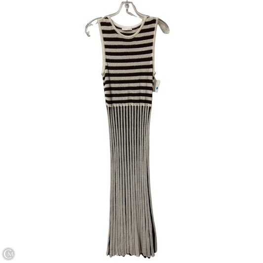 Dress Casual Maxi By Zara In Brown, Size: S