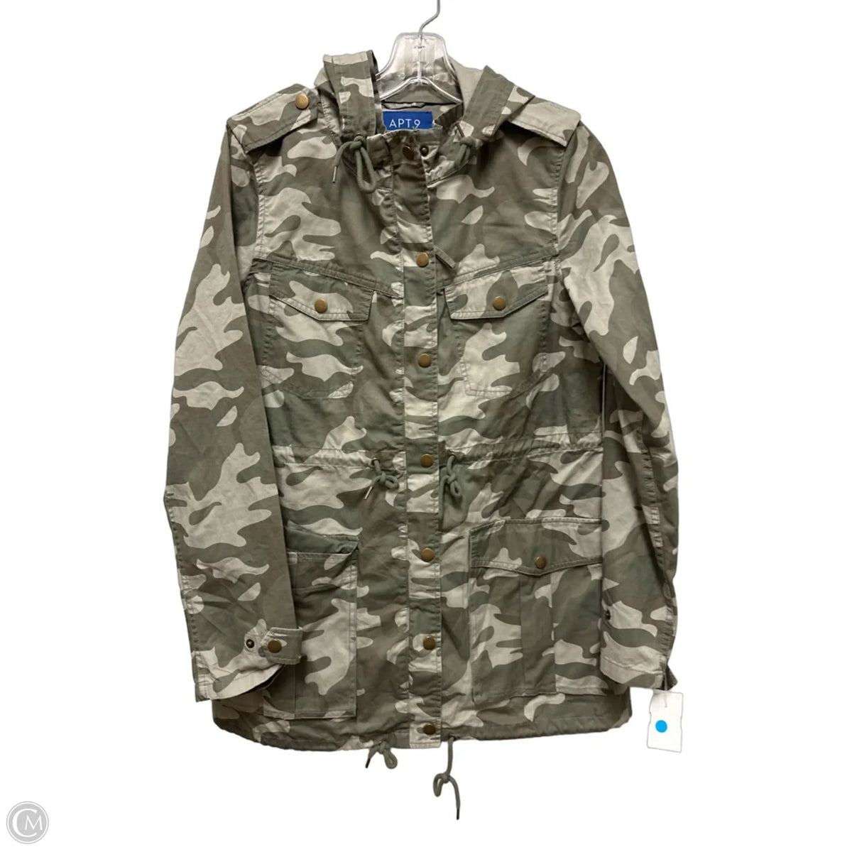 Jacket Utility By Apt 9 In Camouflage Print, Size: S