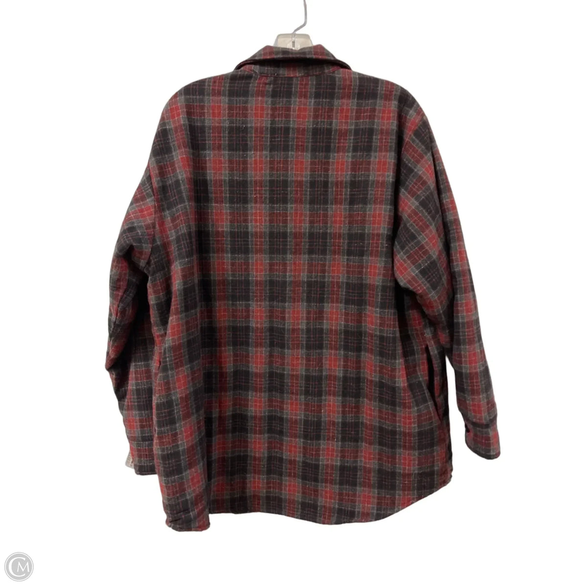 Jacket Shirt By Oddi In Red, Size: L