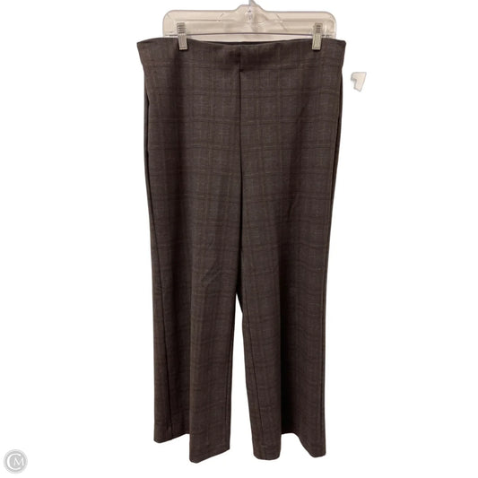 Pants Wide Leg By Nicole By Nicole Miller In Brown, Size: 12