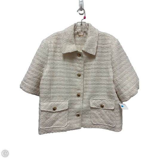 Blazer By Chicos In Cream, Size: 2x