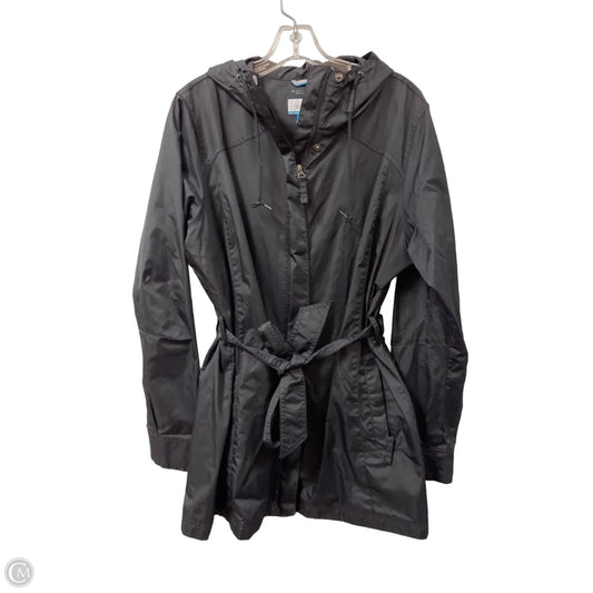 Jacket Windbreaker By Columbia In Black, Size: Xl