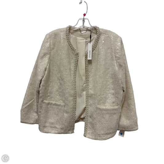 Blazer By Chicos In Cream, Size: Xl