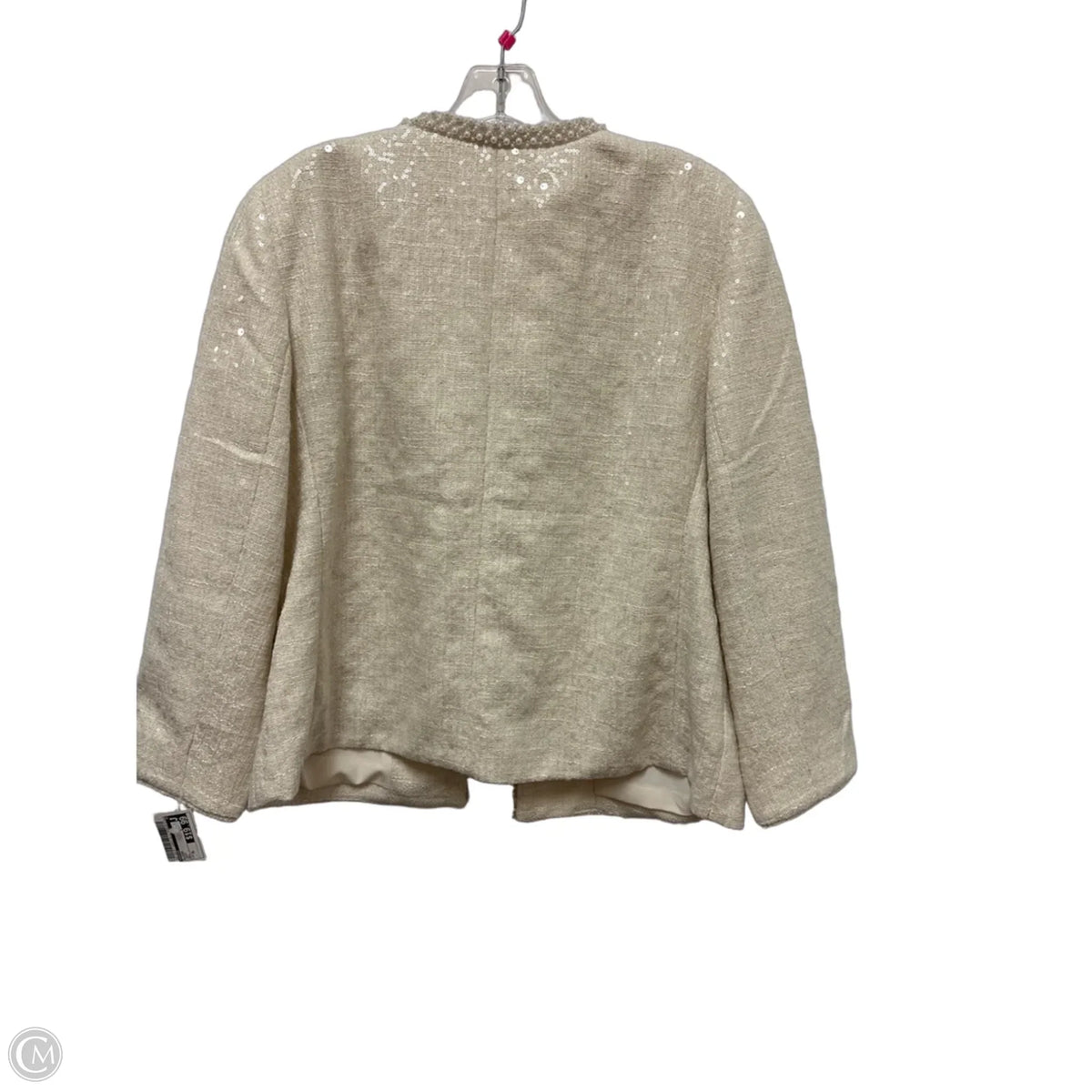 Blazer By Chicos In Cream, Size: Xl