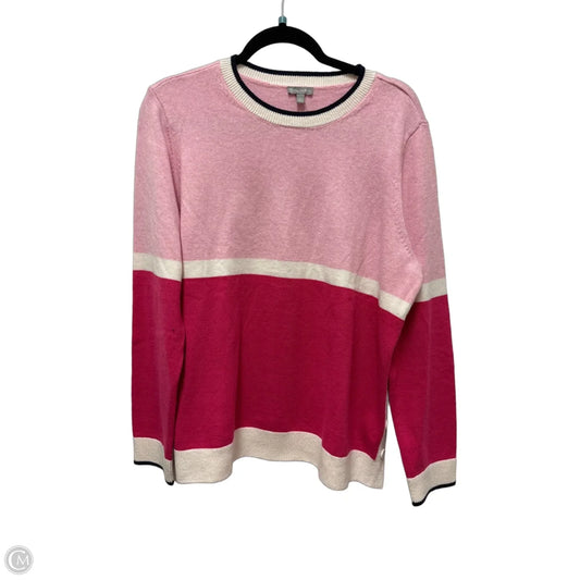 Sweater By Talbots In Pink, Size: Xl