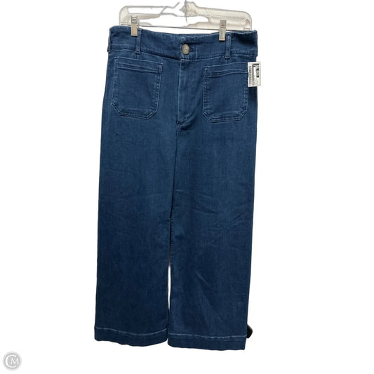 Jeans Wide Leg By Maeve In Blue Denim, Size: 10