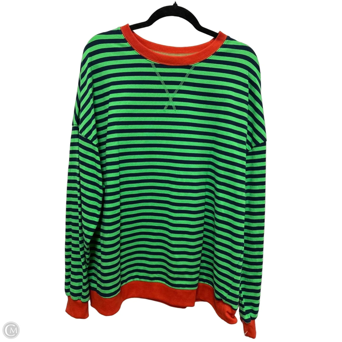 Sweater By Clothes Mentor In Green, Size: L