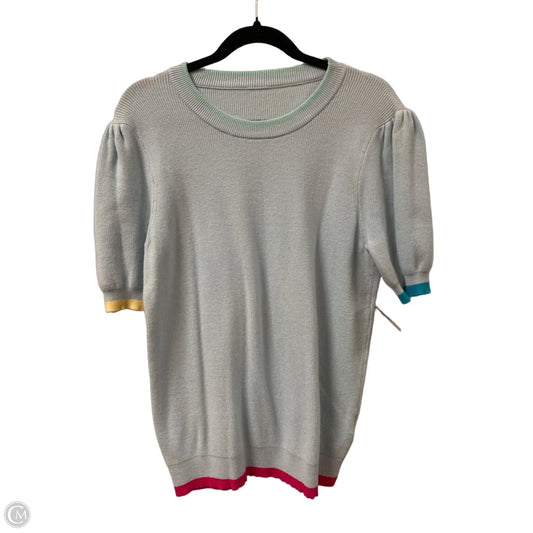 Sweater Short Sleeve By Clothes Mentor In Blue, Size: Xl