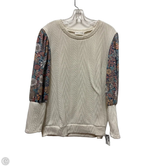 Sweater By Lovely Melody In Cream, Size: L
