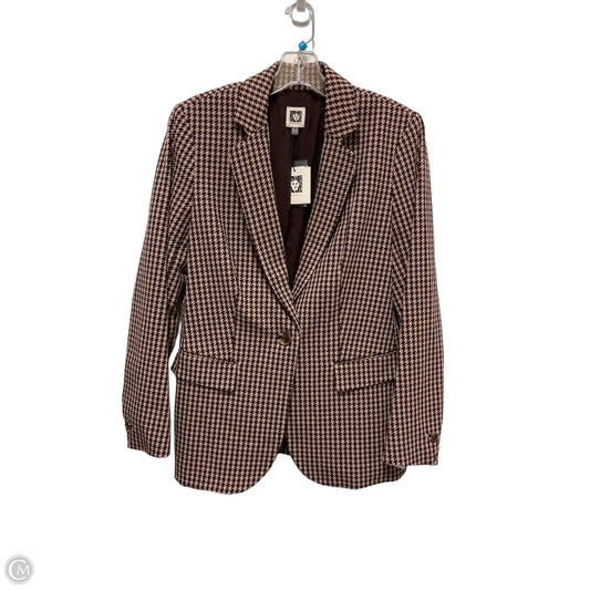 Blazer By Anne Klein In Brown, Size: M