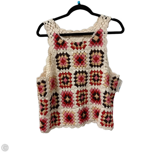 Top Sleeveless By Lucky Brand In Cream, Size: L