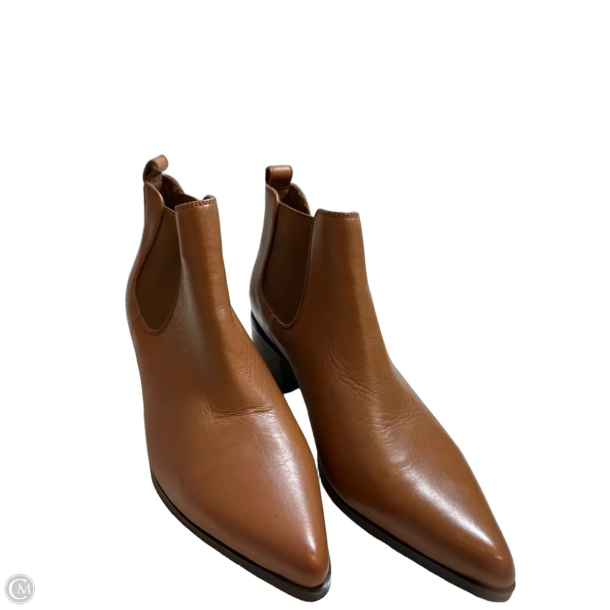 Boots Ankle Heels By Blondo In Brown, Size: 8.5