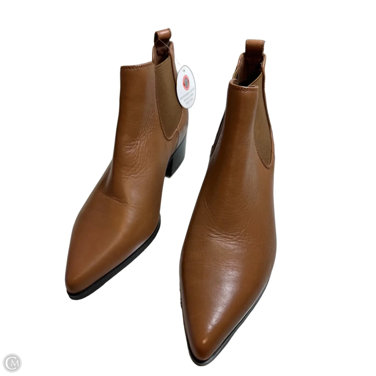 Boots Ankle Heels By Blondo In Brown, Size: 8.5