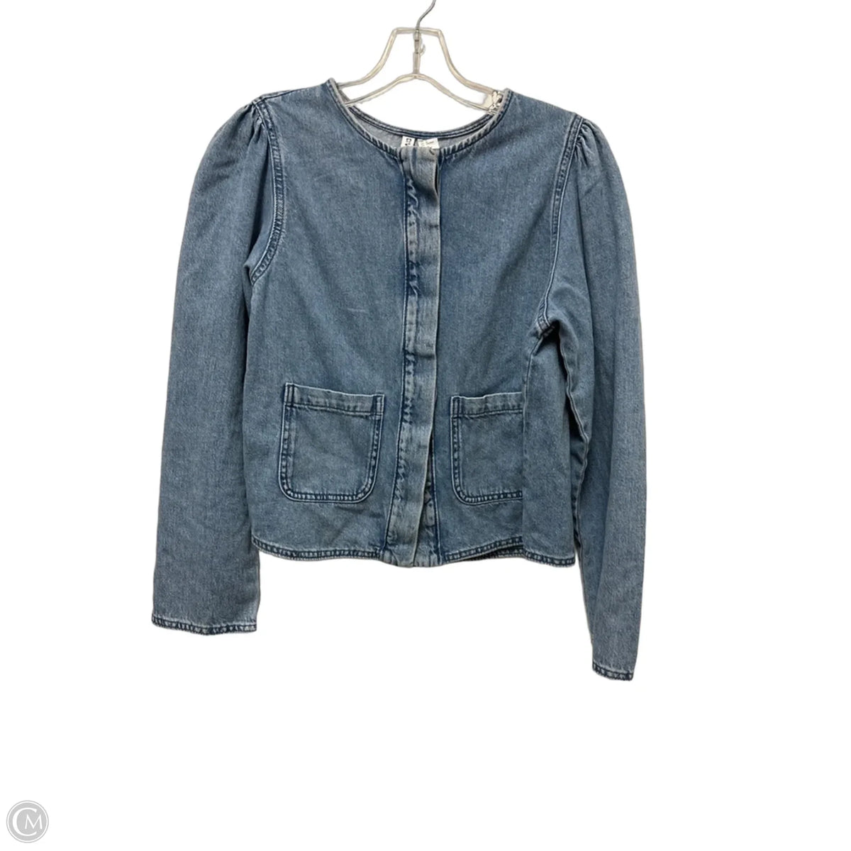 Blazer By Divided In Blue Denim, Size: M