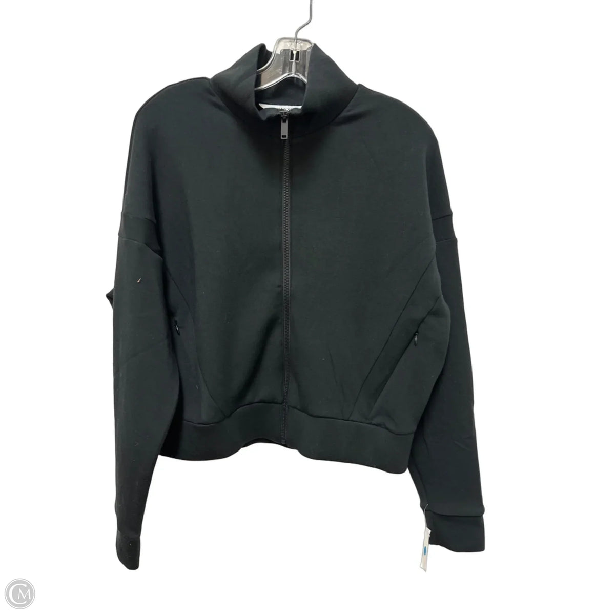 Athletic Jacket By Spanx In Black, Size: M