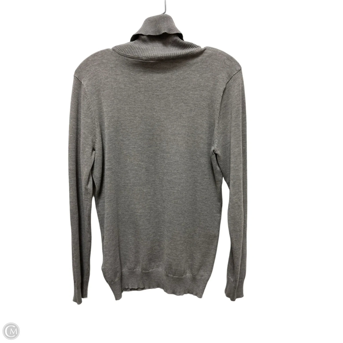 Sweater By Calvin Klein In Grey, Size: M