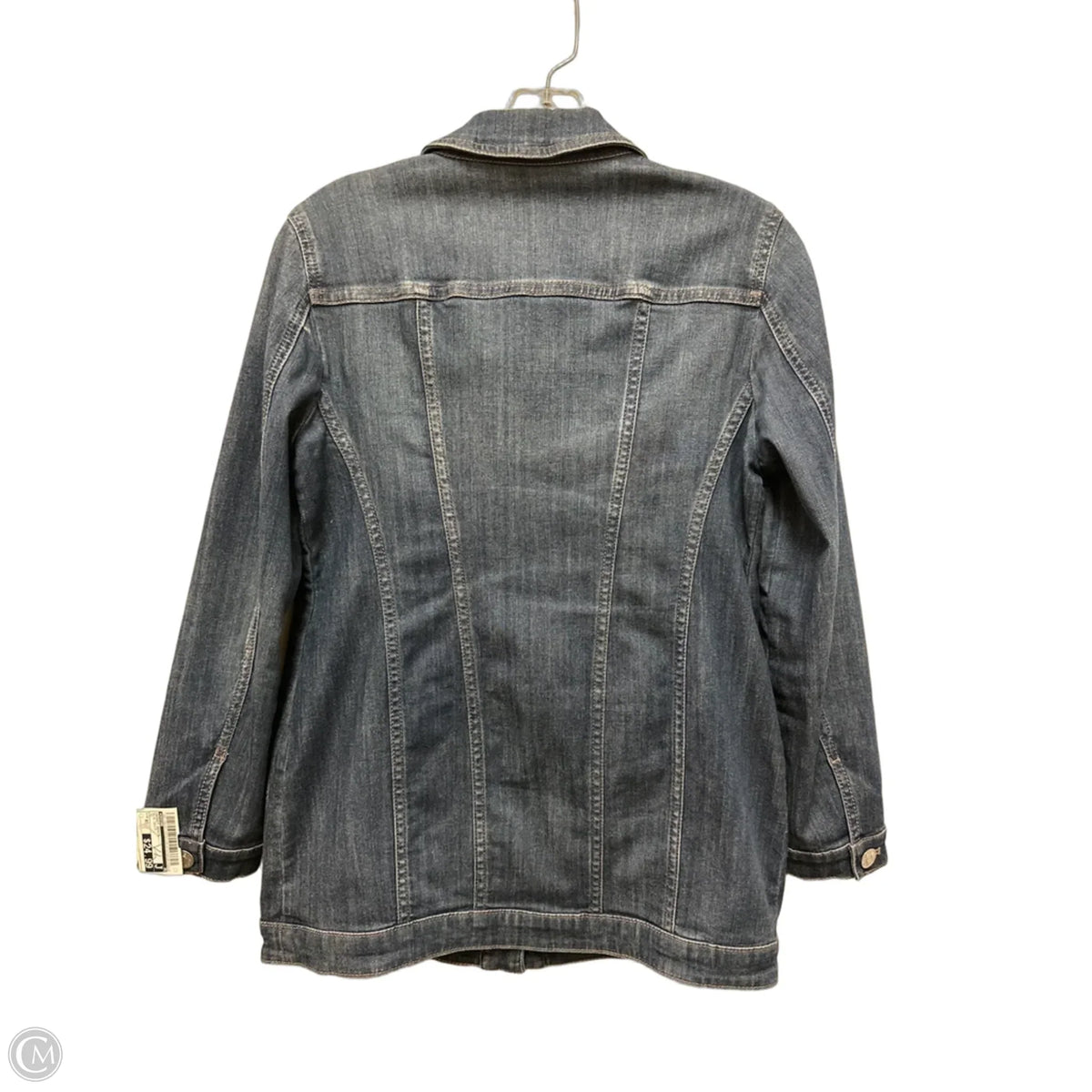 Jacket Denim By Chicos In Blue Denim, Size: Xs