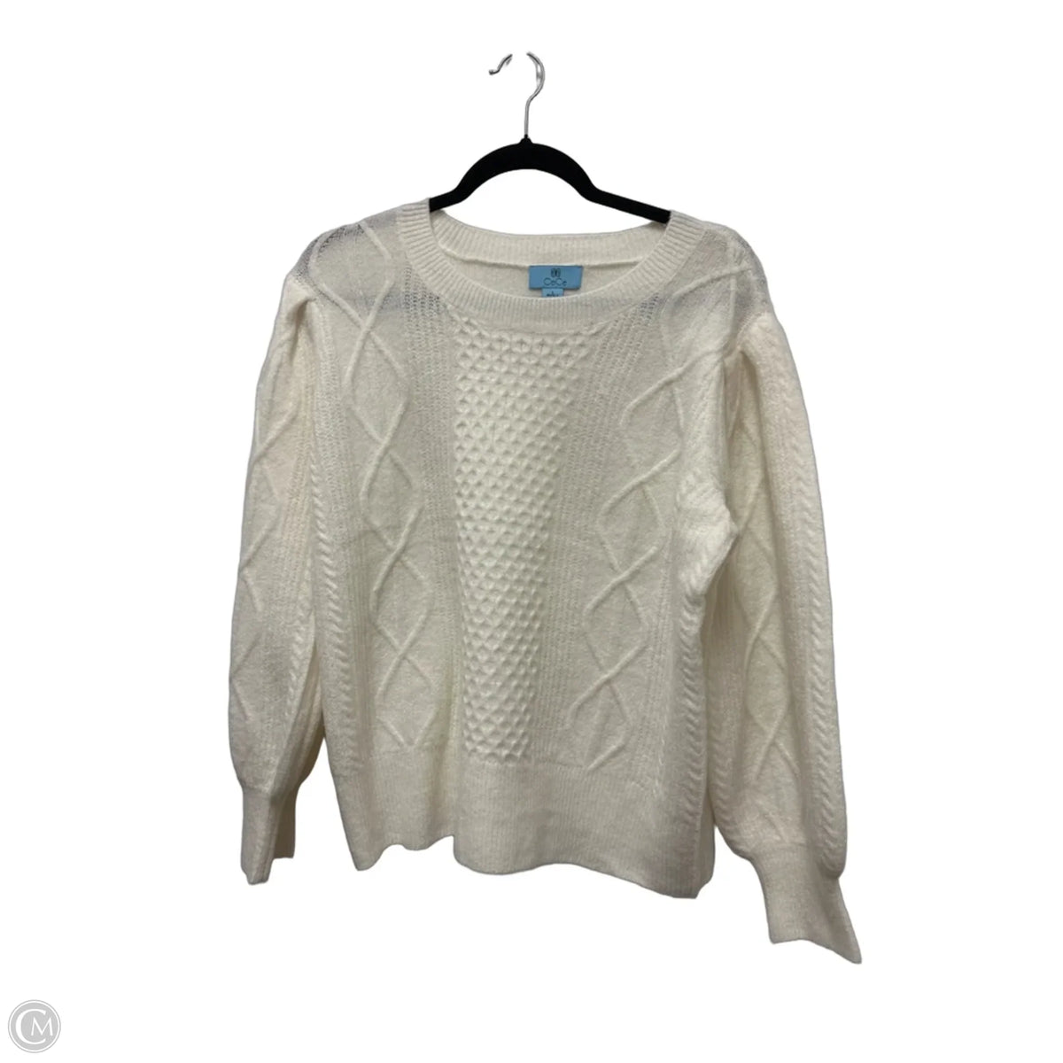 Sweater By Cece In Cream, Size: L