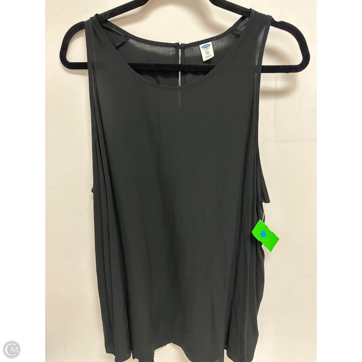 Top Short Sleeve By Old Navy In Black, Size: 2x