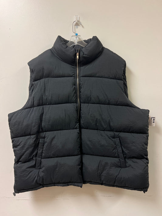 Vest Puffer & Quilted By Pretty Little Thing In Black, Size: 3x