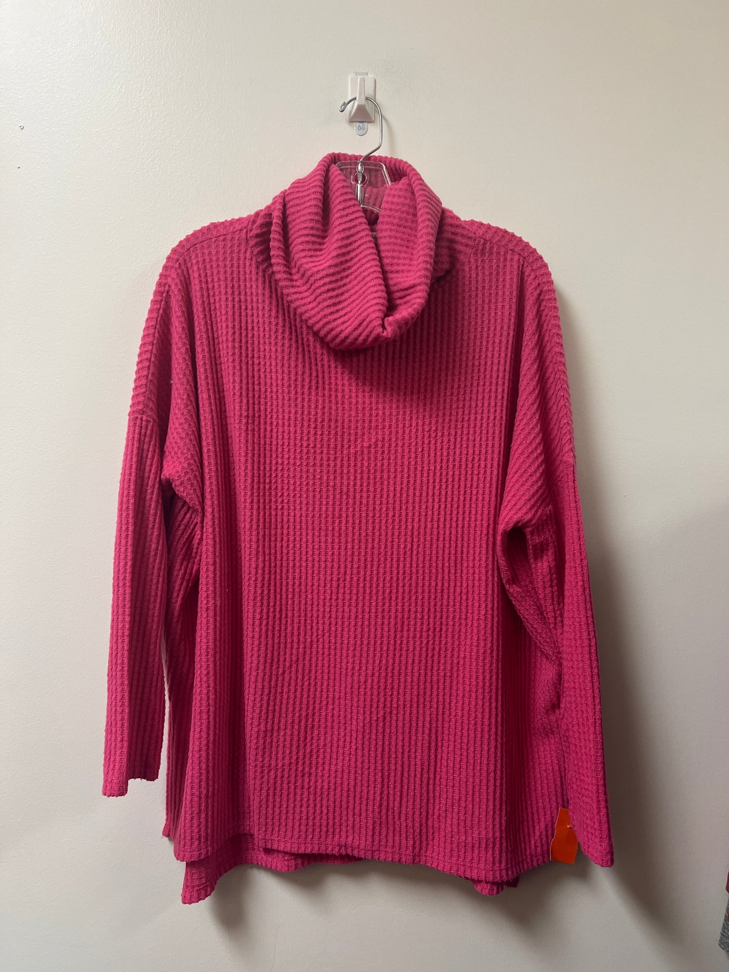 Top Long Sleeve By Zenana Outfitters In Pink, Size: S