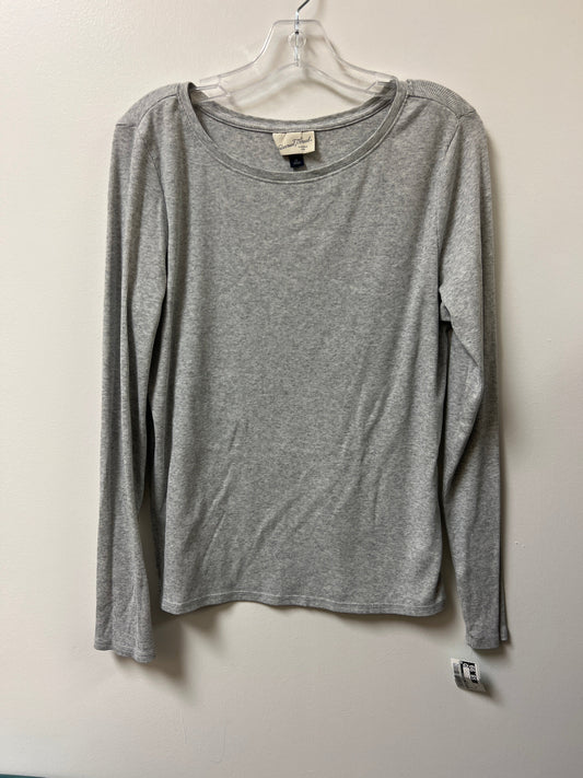 Top Long Sleeve Basic By Universal Thread In Grey, Size: Xl