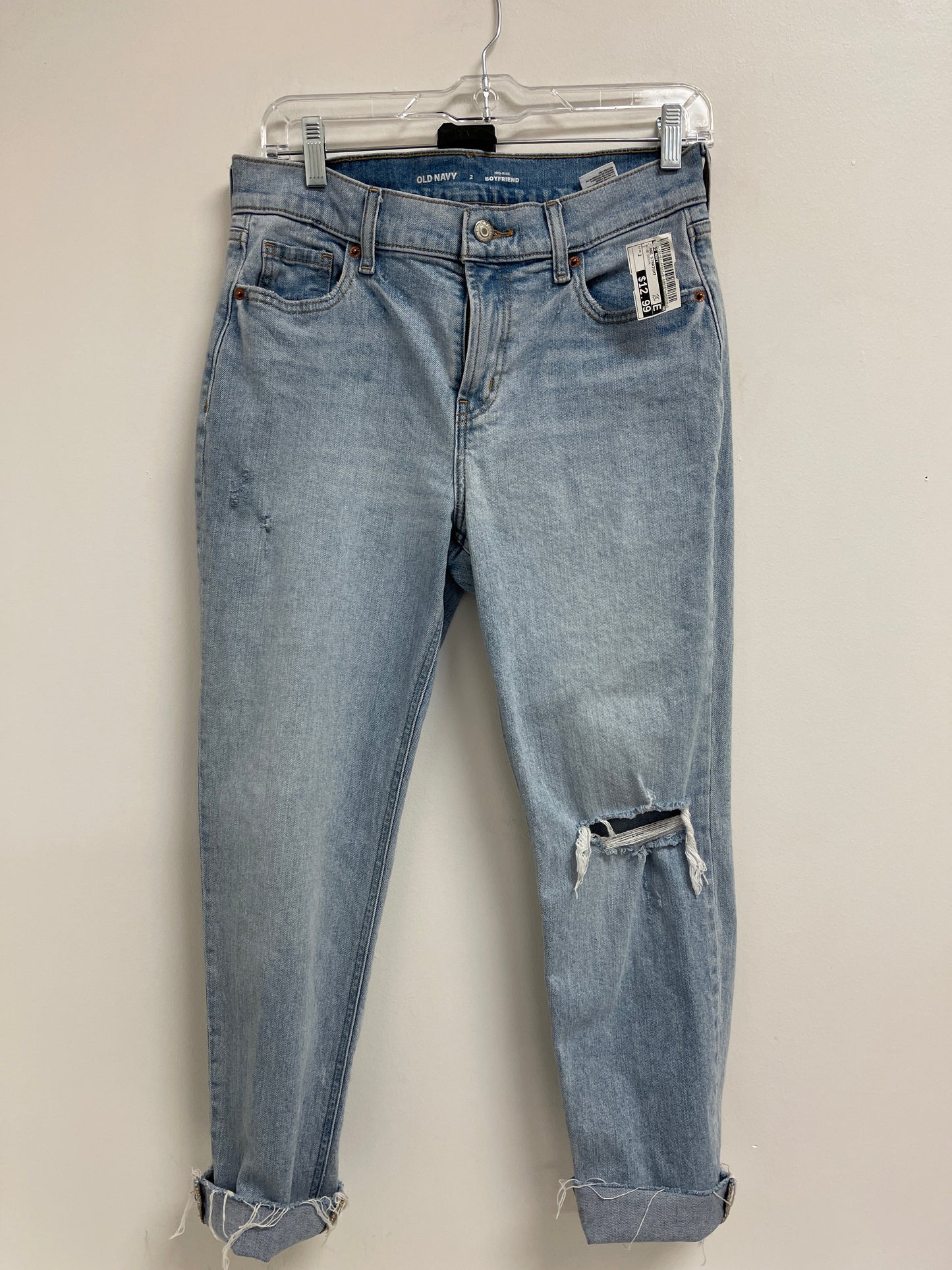 Jeans Straight By Old Navy In Blue Denim, Size: 2