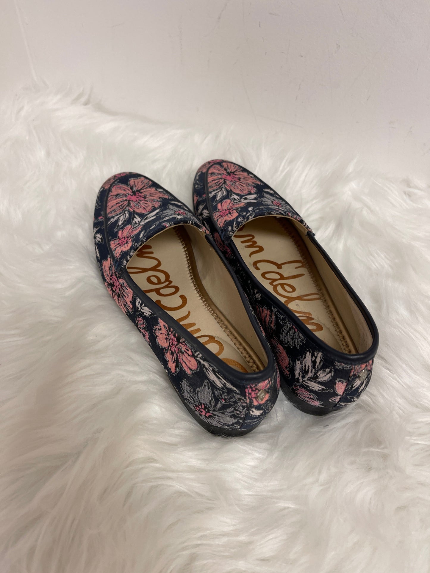 Navy Shoes Flats Sam Edelman, Size 6.5