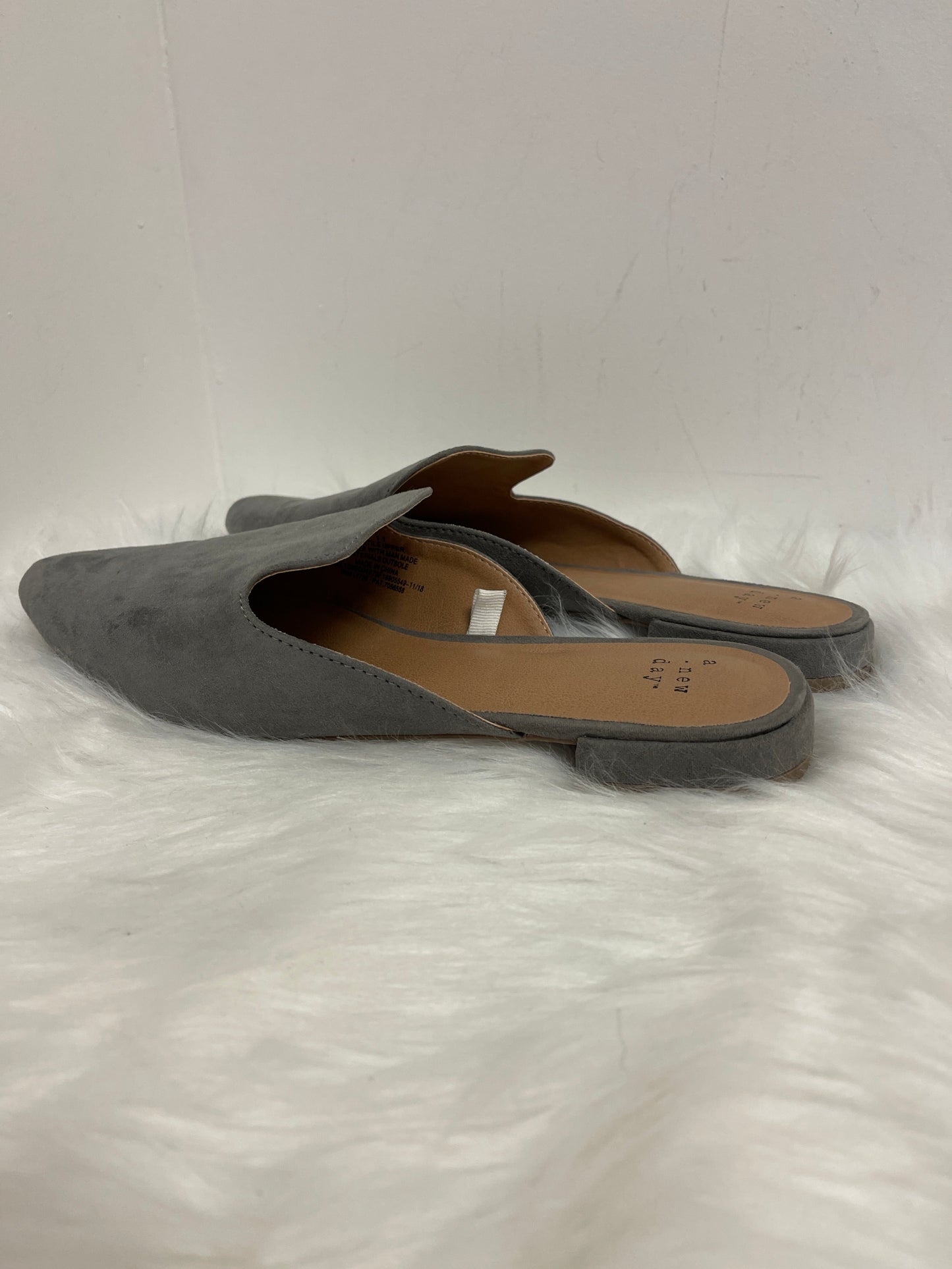 Grey Shoes Flats A New Day, Size 11