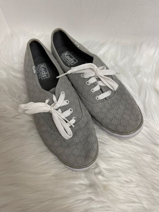 Grey Shoes Sneakers Keds, Size 8