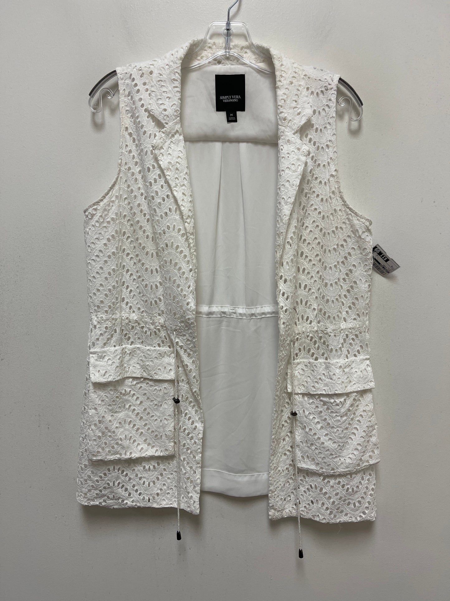 White Vest Other Simply Vera, Size M