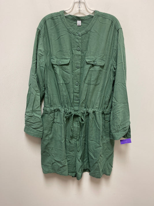 Green Romper Old Navy, Size L