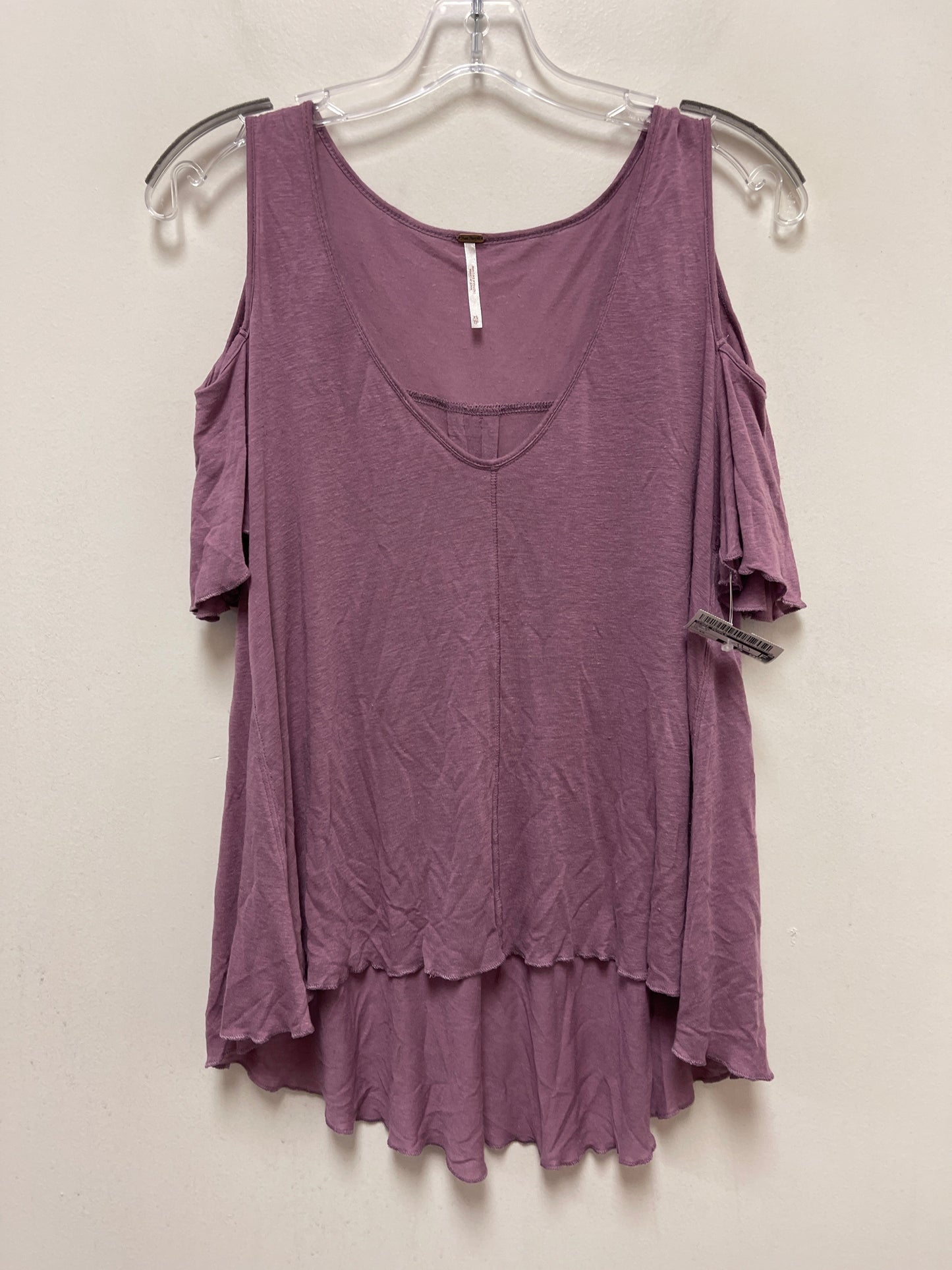 Purple Top Short Sleeve Free People, Size Xs