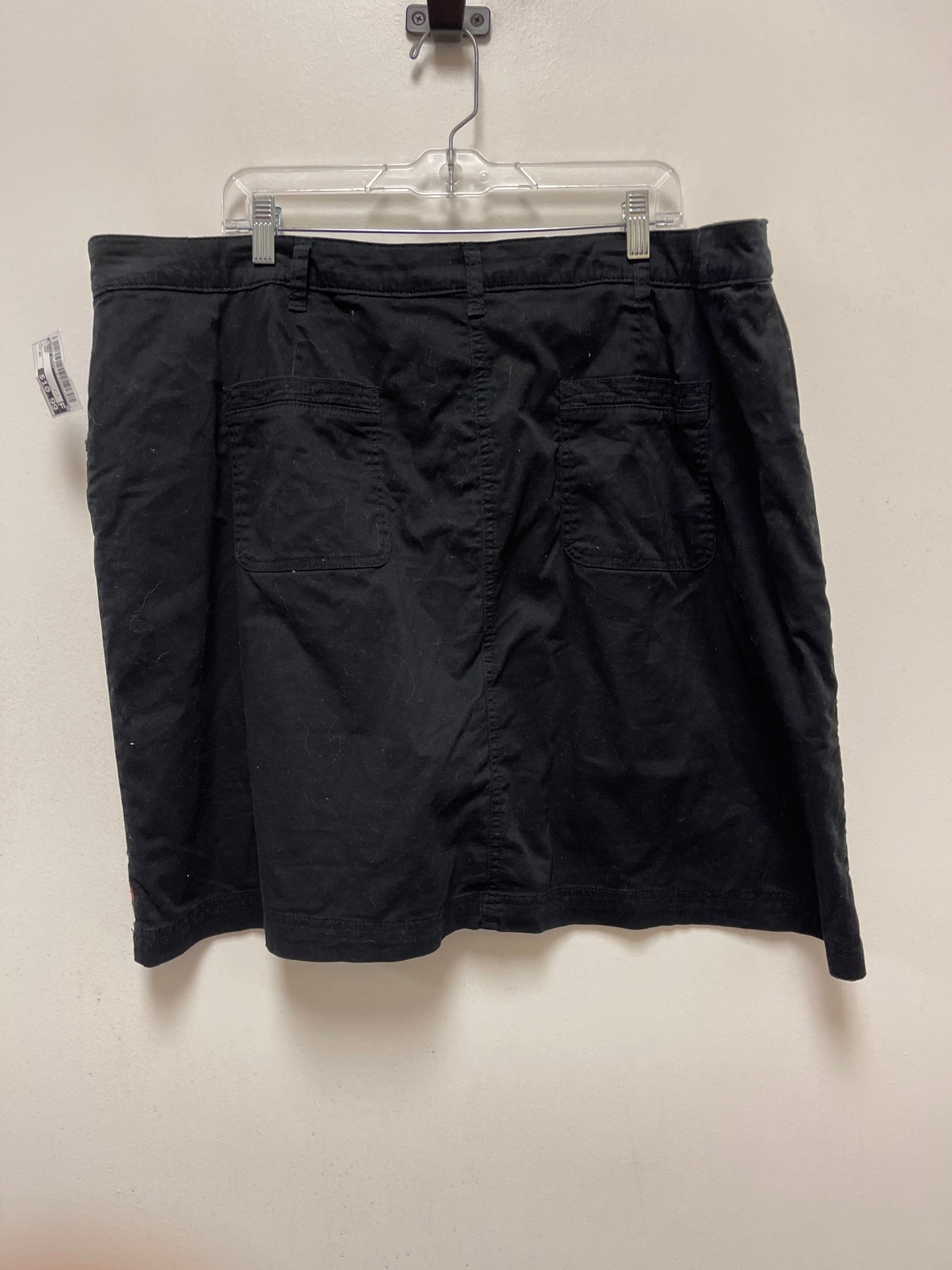 Black Skort Karen Scott, Size 22