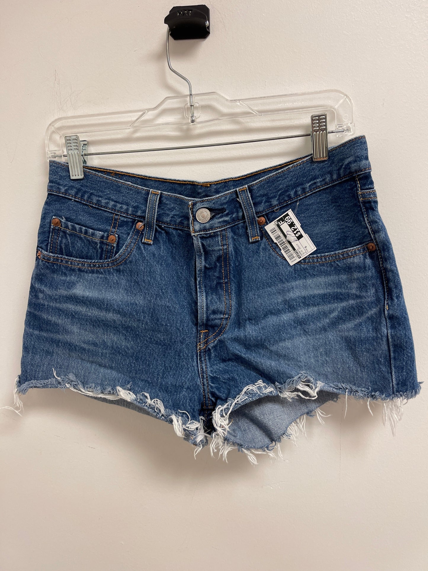 Blue Denim Shorts Levis, Size 6