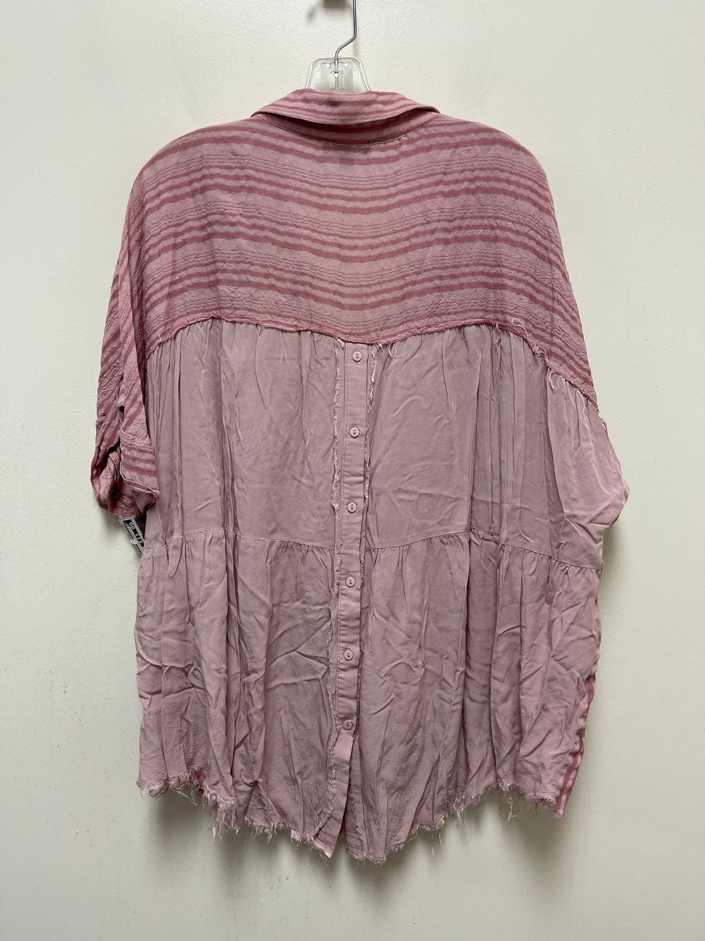 Pink Top Short Sleeve Gigio, Size L