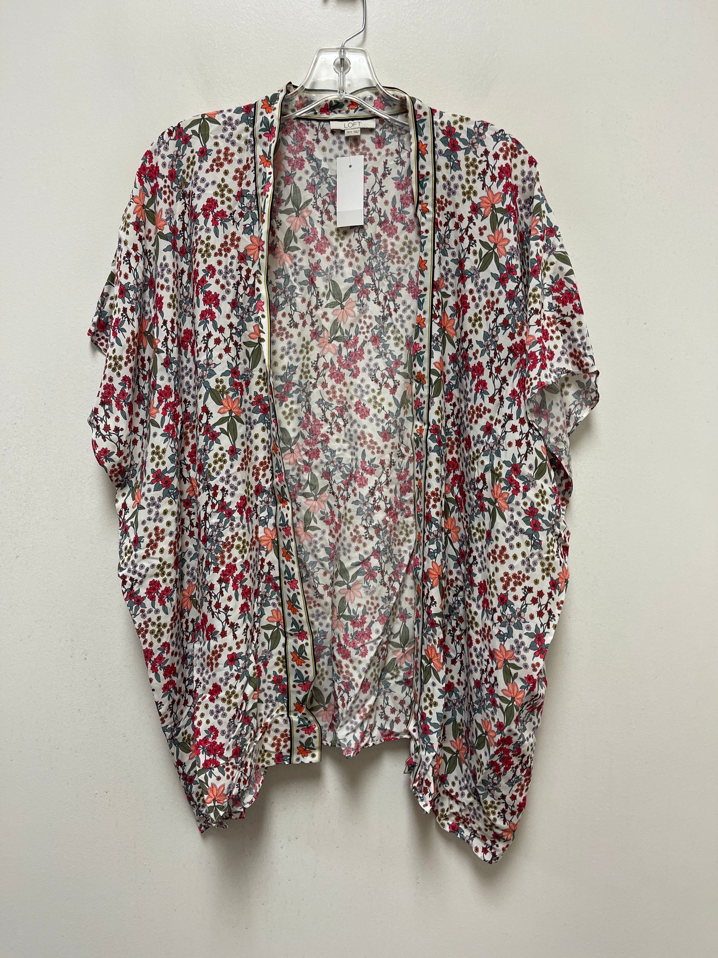 Floral Print Kimono Loft, Size Xs
