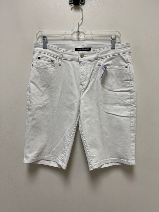 White Shorts Calvin Klein Performance, Size 8