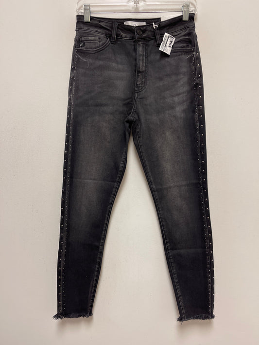 Black Denim Jeans Skinny Kancan, Size 8