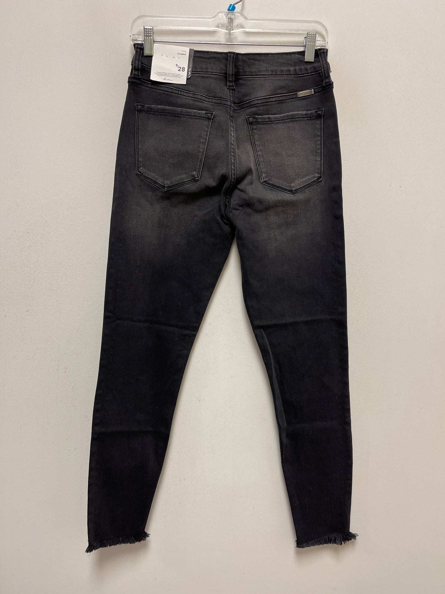 Black Denim Jeans Skinny Kancan, Size 8