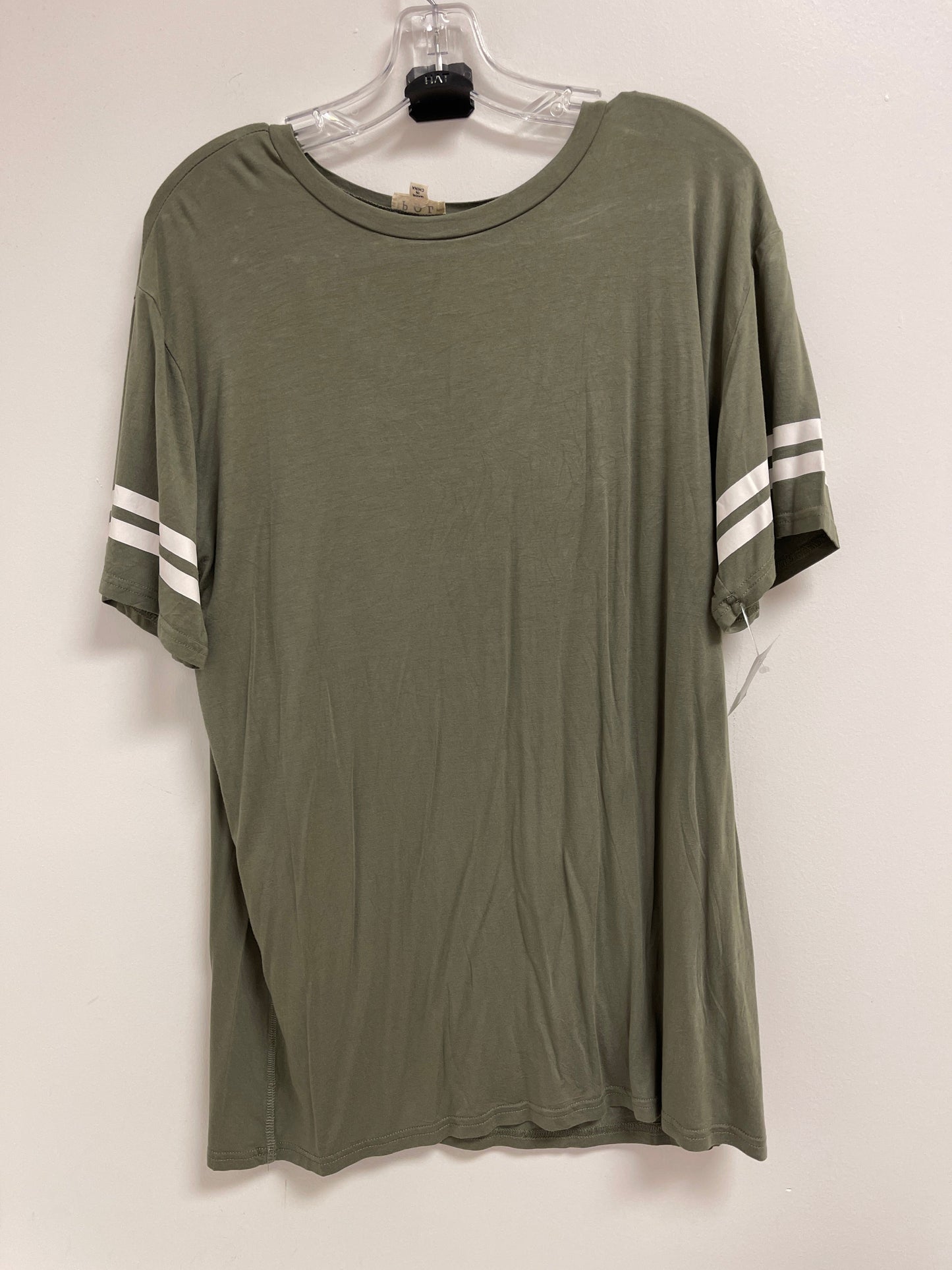 Green Top Short Sleeve Pol, Size L