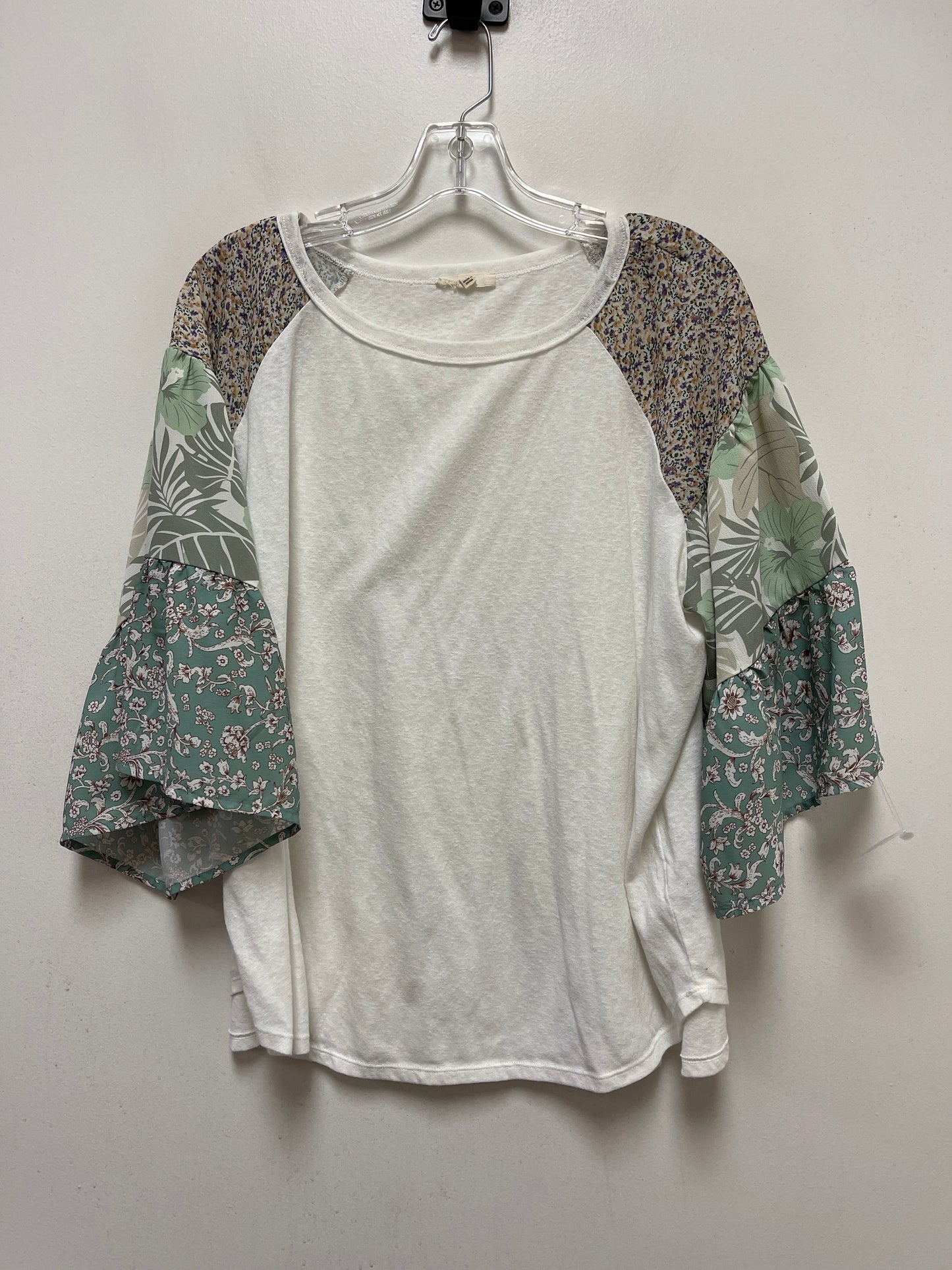 White Top Long Sleeve Easel, Size S