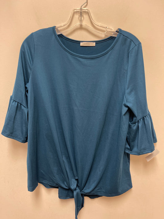 Teal Top Short Sleeve Reborn J, Size M