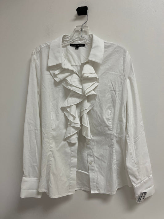 White Top Long Sleeve Antonio Melani, Size L