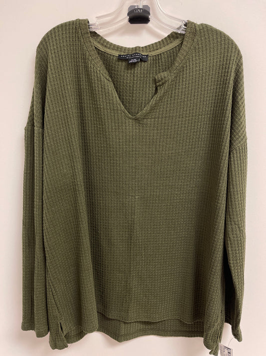 Green Top Long Sleeve Social Standard By Sanctuary, Size Xl