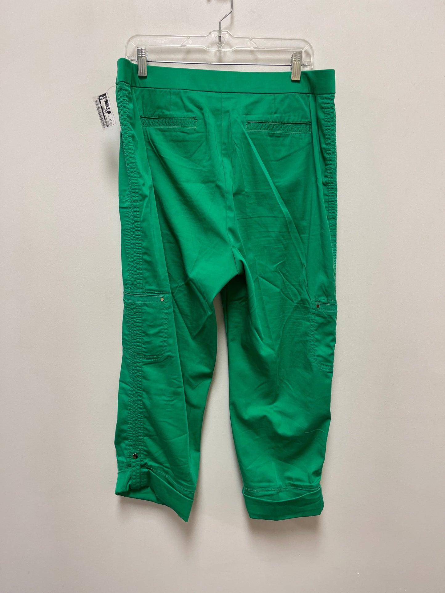 Green Pants Cargo & Utility Chicos, Size 14