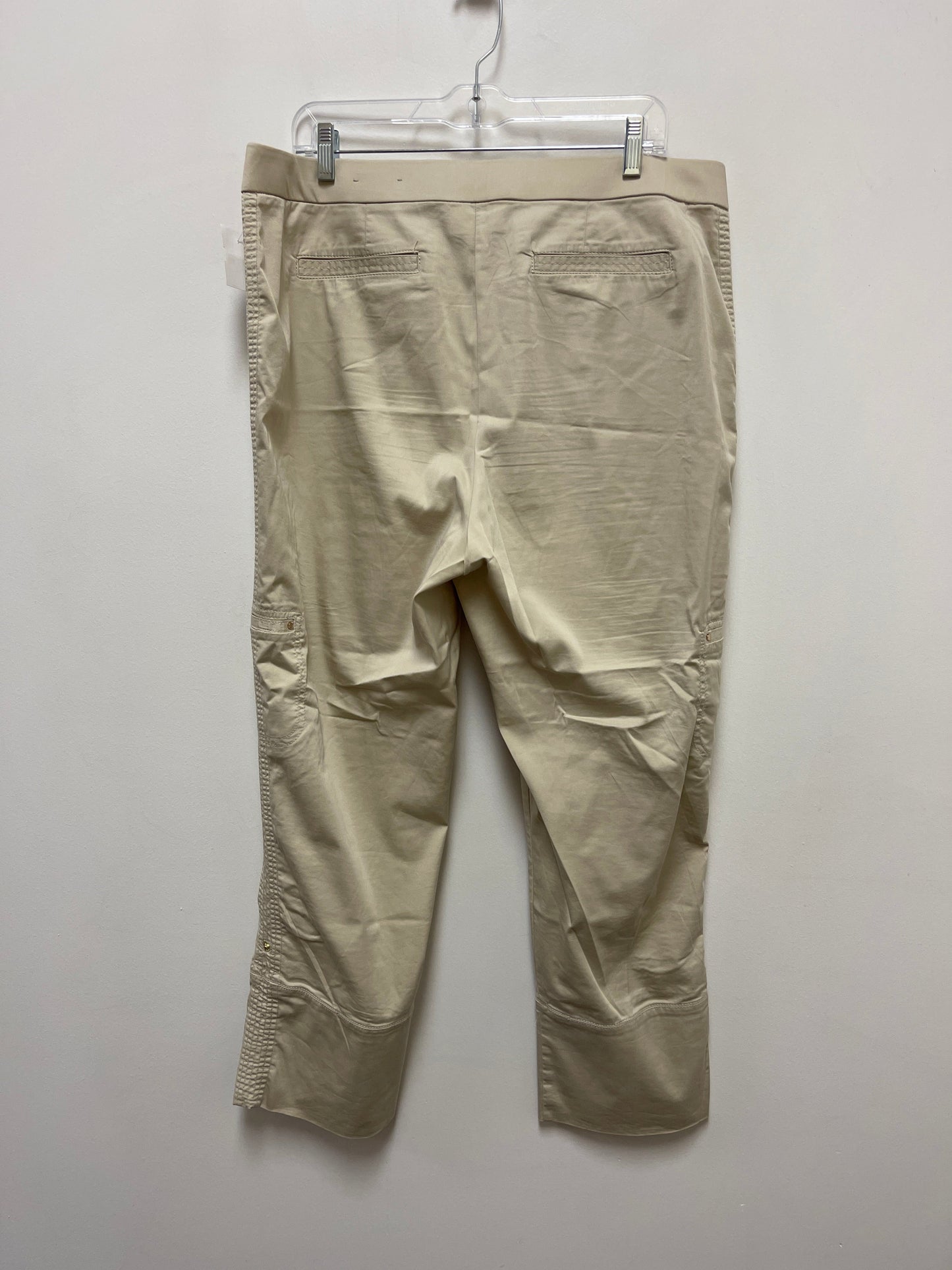 Tan Pants Cargo & Utility Chicos, Size 14