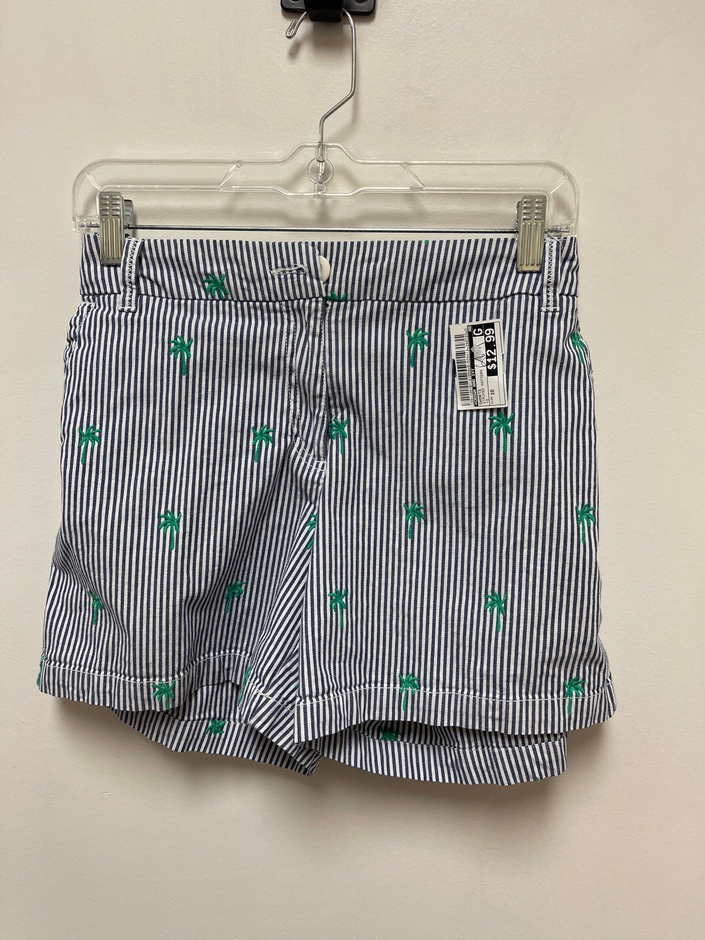Striped Pattern Shorts Crown And Ivy, Size 10
