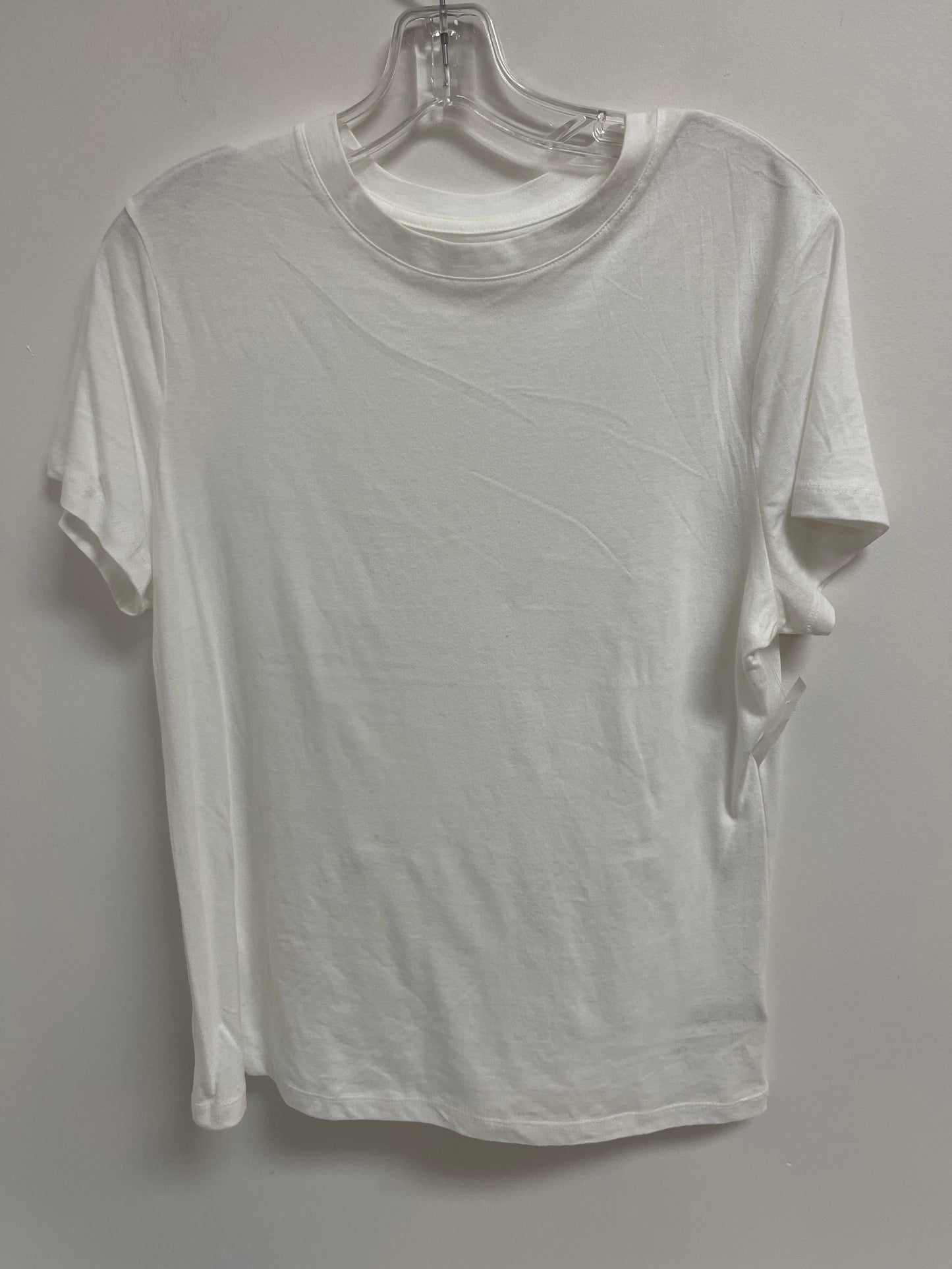 White Top Short Sleeve Basic A New Day, Size M